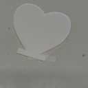 6 Pieces 2 mm Acrylic Sheet Transparent LED Film for LED Light Base Thick Clear Screen with Protective Film Acrylic Blanks for Galentine's Day Table Signs DIY Display Craft(Heart)