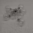 9 Pack Globe String Lights, 10.3FT LED String Lights Indoor, G100 Waterproof Decorative Christmas Lights Ball Bulbs, Built-in 15 LEDs, Warm White Plug-in Fairy Lights for Patio, Bedroom, Halloween