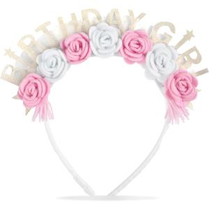California Tot Toddler Birthday Girl Floral Headband