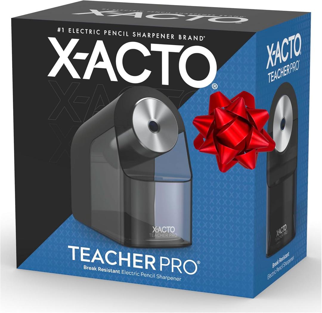 X-ACTO Electric Pencil Sharpener Heavy Duty Pencil Sharpener for School Black 1 Count