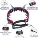 Mayerzon Martingale No Pull Collar for Medium Large Dogs, Patented Anti Pull Dog Collar with Buckle for Walking Training, with Neoprene Padding and Reflective Stitching, Adjustable(Hot Pink Trim, L)