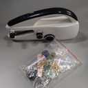 Mini Handheld Sewing Machine for Beginners, Easy to Use, Fast Stitching  Perfect for Clothes, Fabrics, and Quick Home Repairs for Mom Birthday Valentine's Day and Christmas (Black)