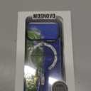 MOSNOVO for iPhone 17 Pro Case | Compatible with Magsafe | Military Grade 10ft Drop Tested | Camera Control | Clear Black with Doodle Dog Design