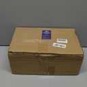 fanquare White Pedestal Fruit Bowl for Kitchen Counter, Large Decorative Ceramic Bowl for Home Dcor