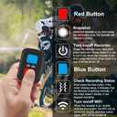 VSYSTO Bike Camera, WiFi Helmet Camera for Motorcycle Bike, Remote Control, 2K Waterproof WDR 170 Super Wide Angle Night Vision SONYIMX335 Lens Portable Bicycle Dash Cam, Loop Recording, G-Sensor