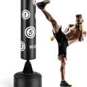 Freestanding Punching Bag with Stand, Heavy Boxing Bag with Suction Cup for Adult Kids, Stand Kickboxing Bag for Home Office Gym