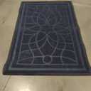 DEXI Front Door Mat Outside Entrance, Heavy Duty Non Slip Low Profile Doormat for Entryway, Trap Dirt and Moisture Welcome Mats, Easy Clean, Patio, Garage, 6x4, Grey