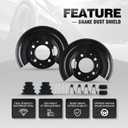 924-212 Brake Dust Shield, Front Left Right | For Ford F-250 Super Duty 2005-2010, F-350 2008-2009, F-350 Super Duty 2005-2012, F-450 Super Duty 2011-2012