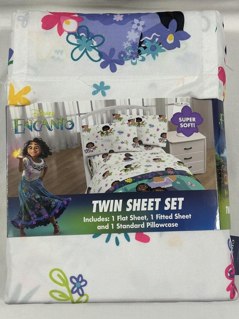 Disney Encanto Twin Sheet Set girls bedding bedroom polyester new #18682
