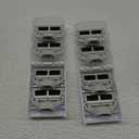 Flamingo Pubic Women's Pubic Razor Refill Cartridges, 8 Women's Razors for Shaving Bikini Line