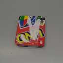 Mattel Games UNO Card Game in Travel & Storage Tin for Kid, Adult & Family Nights & Parties, Color Blind Accessible & Customizable Deck