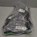 Shower Heads with Handheld Combo, 10 Inch High Pressure Rain Shower Head, Height Adjustable Dual 2 in 1 Shower Head System with Stainless Steel Hose, Matte Black