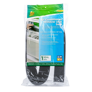 DUCK Brand Air Conditioner Window Insulating Foam Seal 2 1/4" x 2 1/4" x 42"
