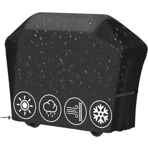 Grill Cover, 67 Inch BBQ Gas Grill Cover for Outdoor Grill, Waterproof, Weather Resistant, UV & Fade Resistant Barbecue Cover, All Weather Protection BBQ Cover for Outside