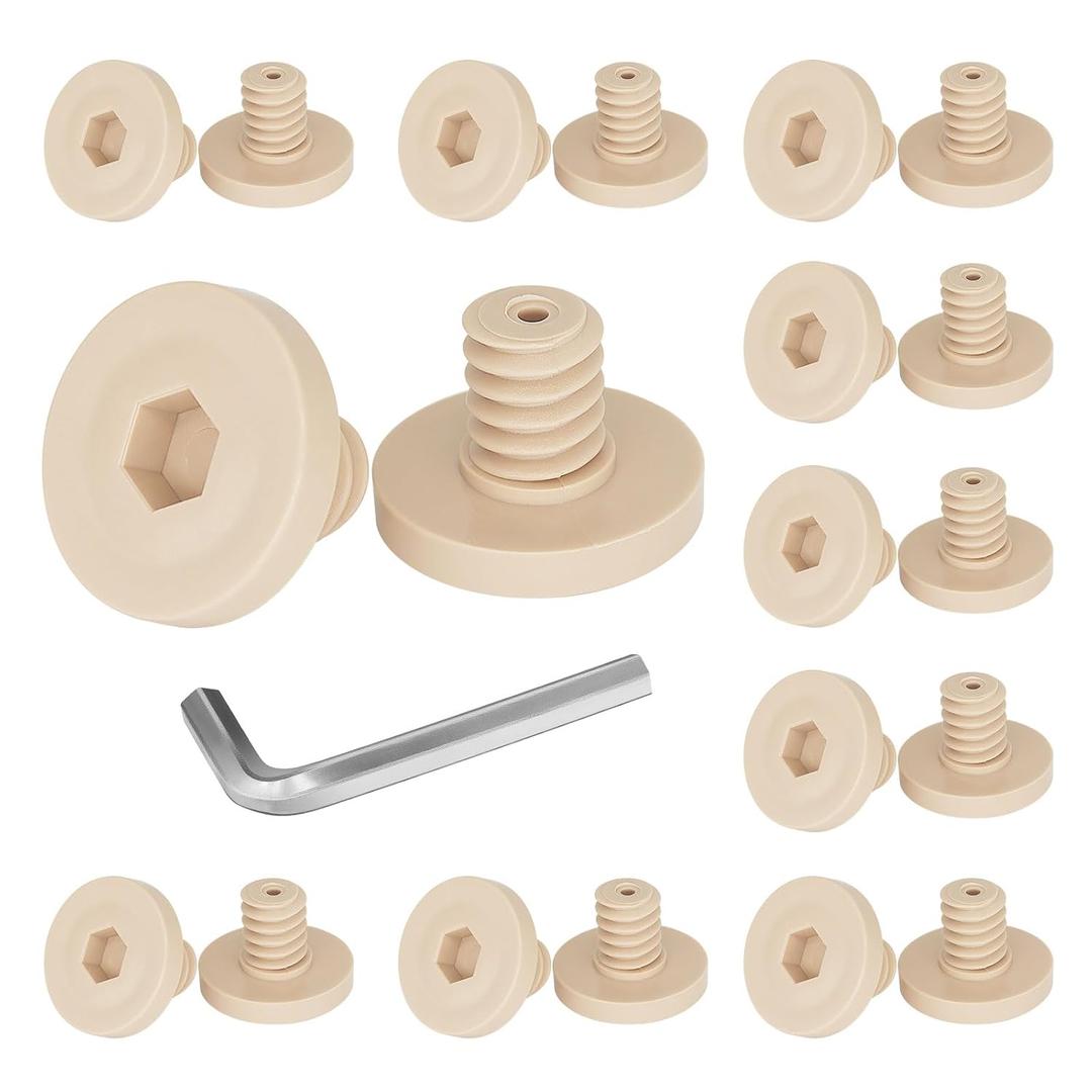 20PCS Storage Sheds Replacement Bolts with Screwdriver,Compatible with Suncast Storage Sheds,Suncast Shed Accessories,Replacement Screws for Suncast Storage Sheds