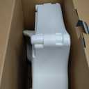 Medline Elevated Toilet Seat Riser W/Microban Antimicrobial Protection for Seniors, Adults & Handicapped  350 Lbs. Capacity, White