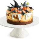 Wedding Cake Stand, White Cake Stand for Smaller Than 10 Inch Cakes, Christmas Porcelain Cake Plate for Party, Baby Shower, Birthday, Home Decorating Stand