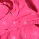 Women Short Sleeve V Neck Swiss Dot Midi Summer Dresses 2024 Boho Ruffle Long Dresses Ruffle Wedding Guest Dress, Pink, Large