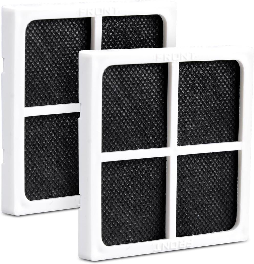 PUREPLUS LT120F Refrigerator Air Filter Replacement for LG LT120F, Kenmore Elite 469918, 9918, ADQ73214402, ADQ73214403, ADQ73214404, ADQ73334008, 2PACK, Dimensions 3.23" X 3.23"