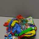 Sumind 228 Pcs Train Party Favors Birthday Decoration Non Woven Goodie Bags Plastic Straws Punch Balloons Stamps Stickers Silicone Wristbands for Train themed Birthday Party Supplies