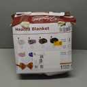 Homemate Electric Heated Blanket Twin Size - 62"x84" Heating Blanket Twin Size 1/2/4/6/8 Hours Auto-Off 10 Heat Level Over-Heat Protection Luxury Faux Fur Sherpa ETL Certification