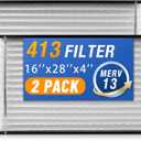 2 Pack 413 Replacement Filter Compatible with AprilAire Air Purifiers