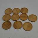 Indoor and Outdoor Flower Pots 10pcs Bamboo Macetas Flower Pot Plant Saucer Cactus Flower Pot Tray Round Flower Pot Tray Modern White Ceramic Flower Pot