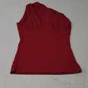 Women's Casual Halter Neck Draped Front Sexy Open Back Tank Top S