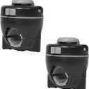 HITORHIKE Boat Fishing Accessories Round Rail Mounting Adapter, Fits 7/8''-1'' Round Rails, Compatible with Fishing Rod Holder, Cup Holder, Fish Finder Holder