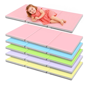 Wesiti 5 Pcs Kids Nap Mats for Preschool Daycare Bulk, Macaron Color