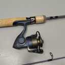 Pflueger President Spinning Reel and 4'8" Rod Combo, Ultra Light, 2-Piece Graphite Rod, Size 20 Reel, Aluminum Spool