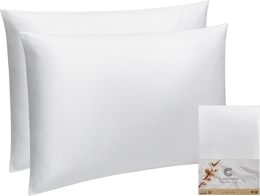 Deconovo 21x31 Pillow Inserts (2Pack) Soft & Supportive Skin-Friendly Throw Pillow Inserts with Breathable Shell, Long-Lasting Cushion Pads for Bed, Sofa & Outdoor Patio Relaxation