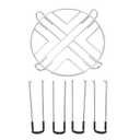 Gravity-Fed Water Filter System Stand, Detachable Stainless Steel Stand Compatible with Berkey Water Filter System Countertop