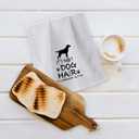 OHSUL Labrador Glitter Absorbent Kitchen Towels, Funny Dog Hand Towels Tea Towel for Bathroom Kitchen Decor, Dog Lovers Gifts (Color -7)