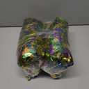 2 x 50 Feet Mardi Gras Tinsel Garland Gold Green Purple Garland Mardi Gras Christmas Tree Tinsel Garland Metallic Twisted Hanging Garland for Mardi Gras Oktoberfest Birthday Party Decoration