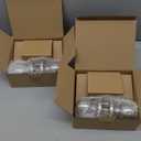 BESTTEN 2 Pack Keyed Same Exterior Door Knobs and Single Cylinder Deadbolts Combo Set, Keyed Alike Entry Door Knobs with Locks and Keys for Entrance and Front Door, Satin Nickel