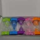 SANDTIMER 5 PcsColorful Hourglass, Sand Timers, Acrylic Hourglass Timer, Kitchen Timer,1/3/5/10/30 Minutes Sandglass for Classroom, Home, Kitchen, Office Decoration (Ordinary)