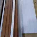 Art3d Slat Wall Panels, WPC Soundproof 3D Wall Paneling for Interior Wall Decor, TV Background, 8-Pack 96 x 6 in. Teak