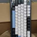 EPOMAKER Aula F108 Wireless Gaming Keyboard, Full Size Mechanical Keyboard with 4000mAh Battery, 108 Hot-Swappable and Programmable Keys, RGB Backlight, for Mac/PC/Android (Blue&White&Black)