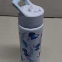 Simple Modern Kids Summit Water Bottle with Straw Lid | Disney Stitch 18oz Stainless Steel Cup Insulated Tumbler for Girls, Boys, School | Tropical Stitch