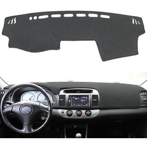 Dash Cover Mat Custom Fit for Toyota Camry 2002 2003 2004 2005 2006 with Cutout for Sensors and Dash Speakers, Dashboard Cover Pad Carpet(02-06 Gray Black) J40
