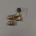 HQMPC Garden Hose Quick Connect Solid Brass Quick Connector Garden Hose Fitting Water Hose Connectors 3/4 inch GHT (2SETS)