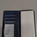 QLTYPRI for iPhone 6 iPhone 6S Case, Premium PU Leather Cover TPU Bumper with Card Holder Kickstand Hidden Magnetic Adsorption Shockproof Flip Wallet Case - Blue