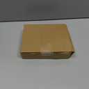 2 Pack Vintage Single Sided Crystal Dummy Door Knobs Interior, Long Plate Antique Glass Dummy Door Knobs in Brushed Nickel Finish