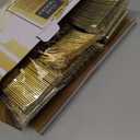 N9R 300PCS Gold Plastic Silverware, Heavy Duty Gold Plastic Cutlery Set Disposable Flatware Dinnerware, 100 Forks, 100 Spoons, 100 Knives, Perfect for Party, Wedding and Daily Use