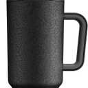 Meoky 40oz Tumbler with Handle, Leak-proof Lid and Straw, Insulated Coffee Mug Stainless Steel Travel Mug, Keeps Cold for 34 Hours or Hot for 10 Hours (Night)