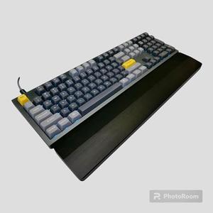 Wooden Keyboard Wrist Rest (Full Size, Black)