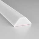 Collapsible Shower Threshold Water Dam, Shower Door Water Dam Barrier, Dry and Wet Separation Door Dam Water Stopper Kitchen Shower Threshold Silicon Water Blocker(67Inch)