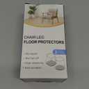 24 Pcs Chair Leg Floor Protectors for Hardwood Floors Silicone Covers to Protect Wood Tile Floors Felt Pads Furniture Leg Caps Non Slip Reduce Noise (Fit:1.3"-2") (Universal L(Fit:1.3"-2"), Clear-24pcs)