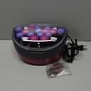 Remington Ionic Conditioning Hair Setter, 20 Velvet Hair Rollers, 6 Large (1), 10 Medium (1"), 4 Small, Blowout Style Hair Curlers (Pink)